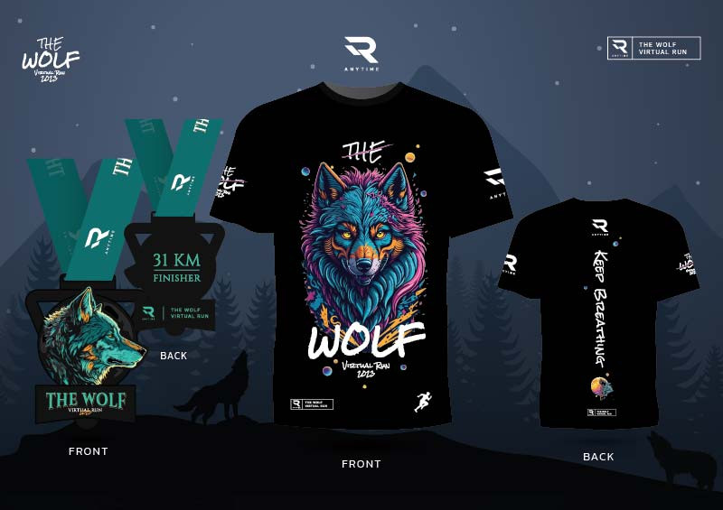 The Wolf Virtual Run 2023 - Run Anytime