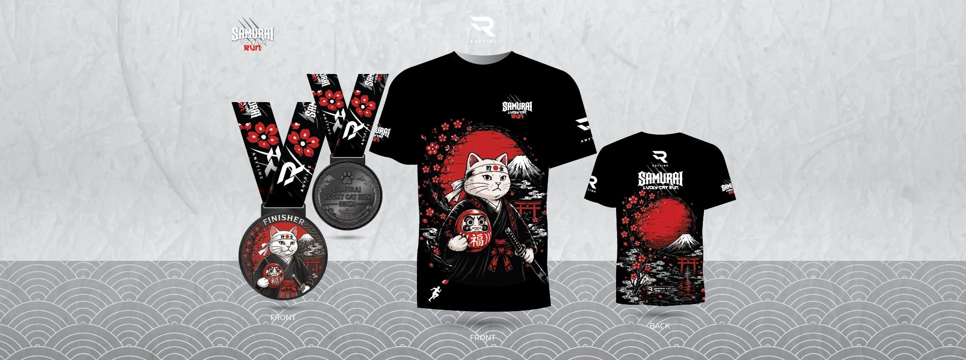 Samurai Lucky Cat Virtual Run 2026 (R2)