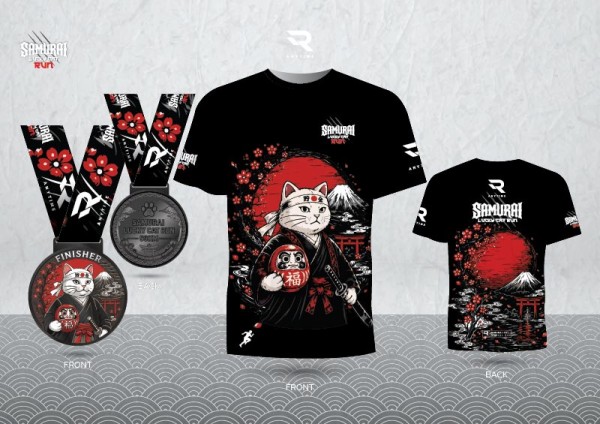 Samurai Lucky Cat Virtual Run 2026 (R2)